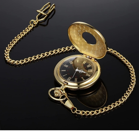 New Beautiful new Roman numeral pocket watch - Picture 2 of 5